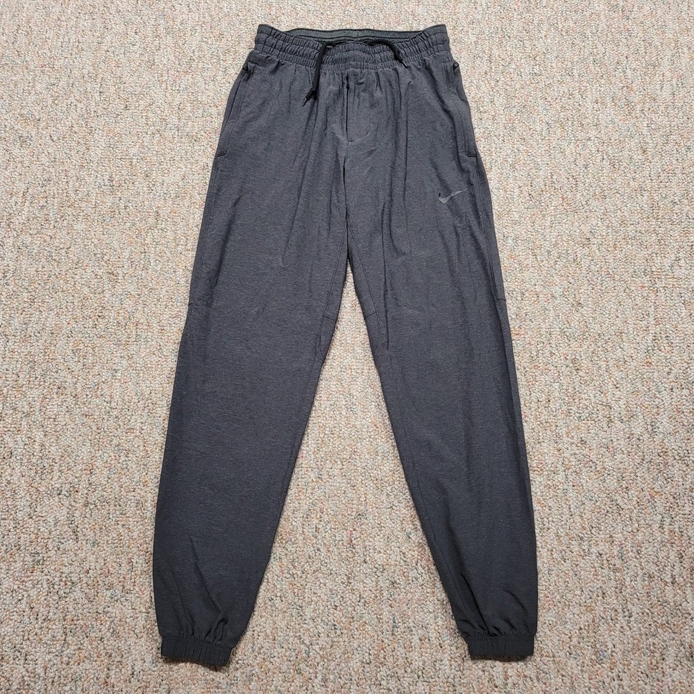 Nike Shield Joggers Mens Small Gray Running Training Pants Weather Resistant Gym